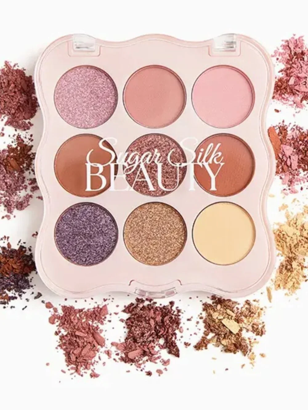 9-Color Pink & Warm Neutral Eyeshadow Palette - NEW IN BOX